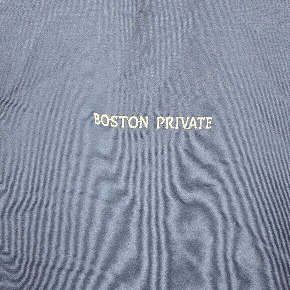 Footjoy Men's Blue Half Zip Golf Pullover Wicking Performance Size L - Picture 3 of 10